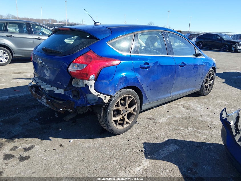 2012 Ford Focus 2.0 Sel blue Lot 111044264906 Vin 1FAHP3M2XCL378248