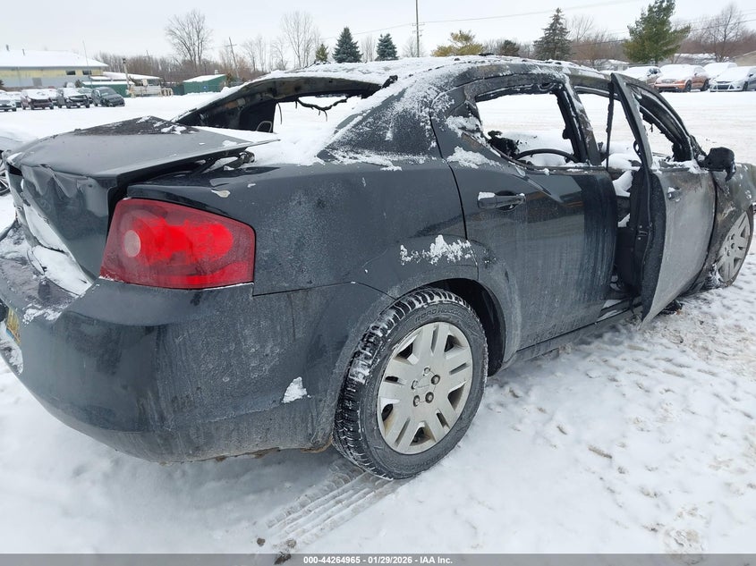 Vin: 1c3cdzab4en190664, lot: 44761241, dodge avenger se 20144