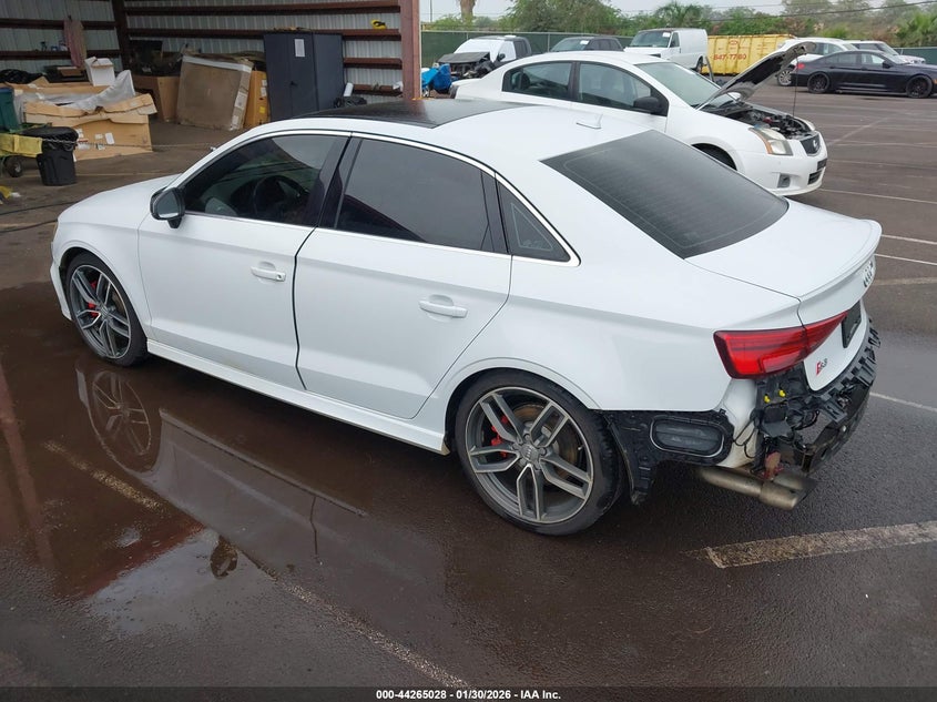 Vin: waub1gff6h1048292, lot: 44761305, audi s3 2.0t premium plus 20173