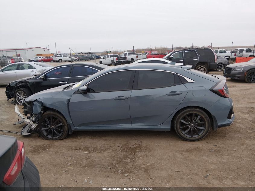 2021 Honda Civic Ex VIN: SHHFK7H65MU214686 Lot: 44265463