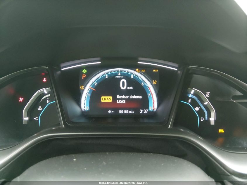 2021 Honda Civic Ex VIN: SHHFK7H65MU214686 Lot: 44265463