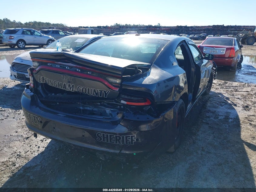 Vin: 2c3cdxat2ph583845, lot: 44761826, dodge charger police rwd 20234