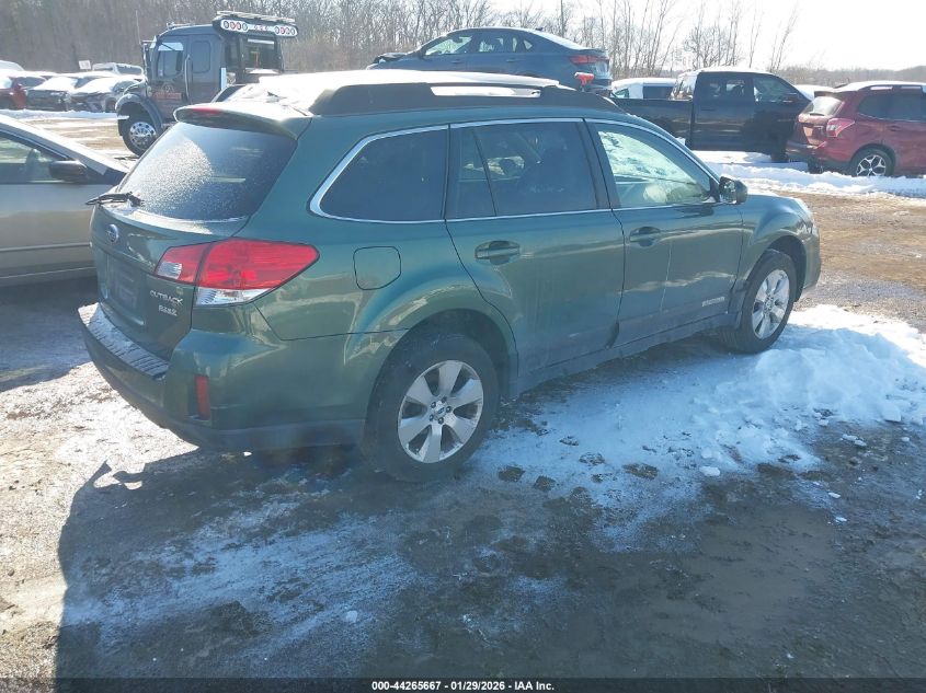 2012 Subaru Outback 2.5I Limited