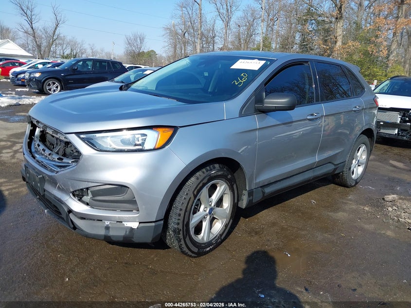 2022 Ford Edge 2.0 Se silver Lot 111044265753 Vin 2FMPK4G92NBA88166