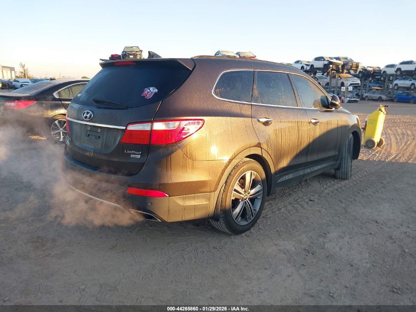 2016 Hyundai Santa Fe Limited VIN: KM8SR4HF0GU165060 Lot: 44265860