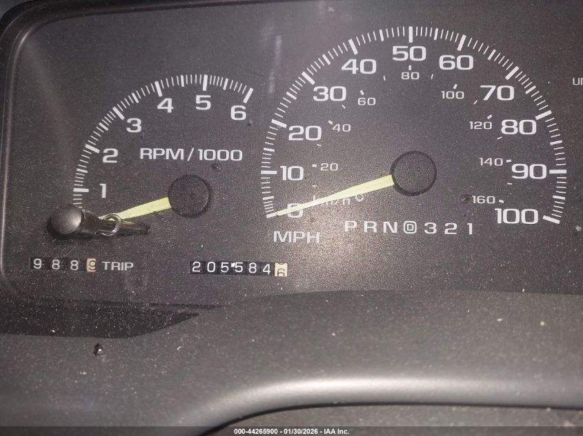 1999 Chevrolet K1500 Ls VIN: 1GCEK19R6XR112458 Lot: 44265900