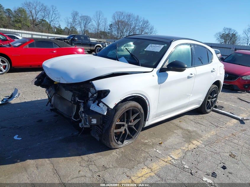Vin: zaspakbn8l7c73495, lot: 44762268, alfa romeo stelvio ti sport awd 20202
