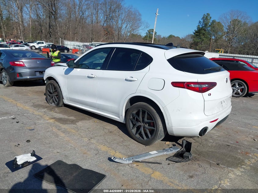 Vin: zaspakbn8l7c73495, lot: 44762268, alfa romeo stelvio ti sport awd 20203