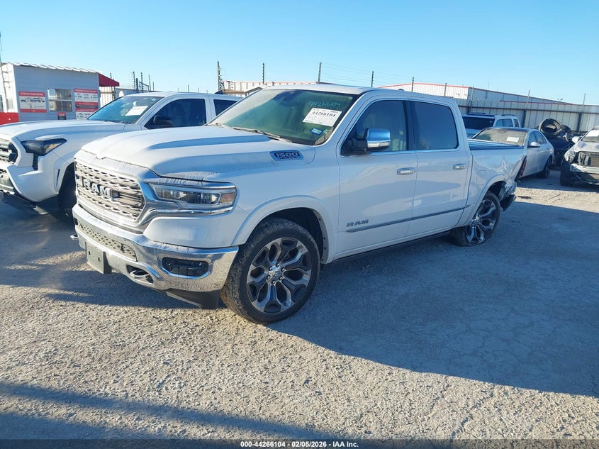 Vin: 1c6rreht0ln278405, lot: 44762381, ram 1500 limited  4x2 5'7 box 20202