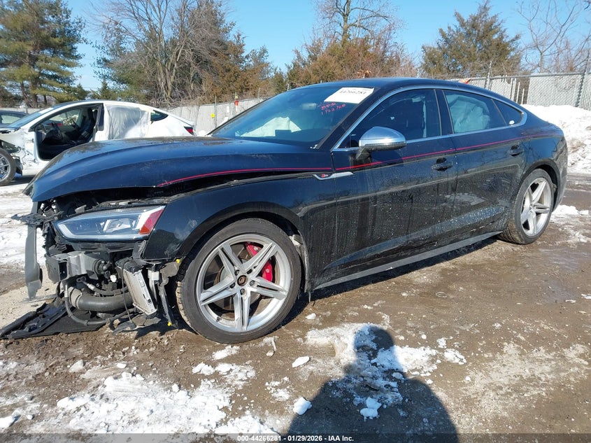 Vin: waub4cf51ja073727, lot: 44762558, audi s5 3.0t premium plus 20182