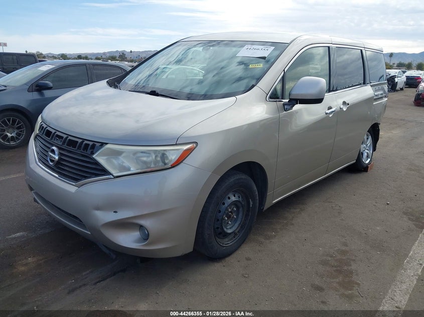 Vin: jn8ae2kp5d9063810, lot: 44762632, nissan quest sv 20132