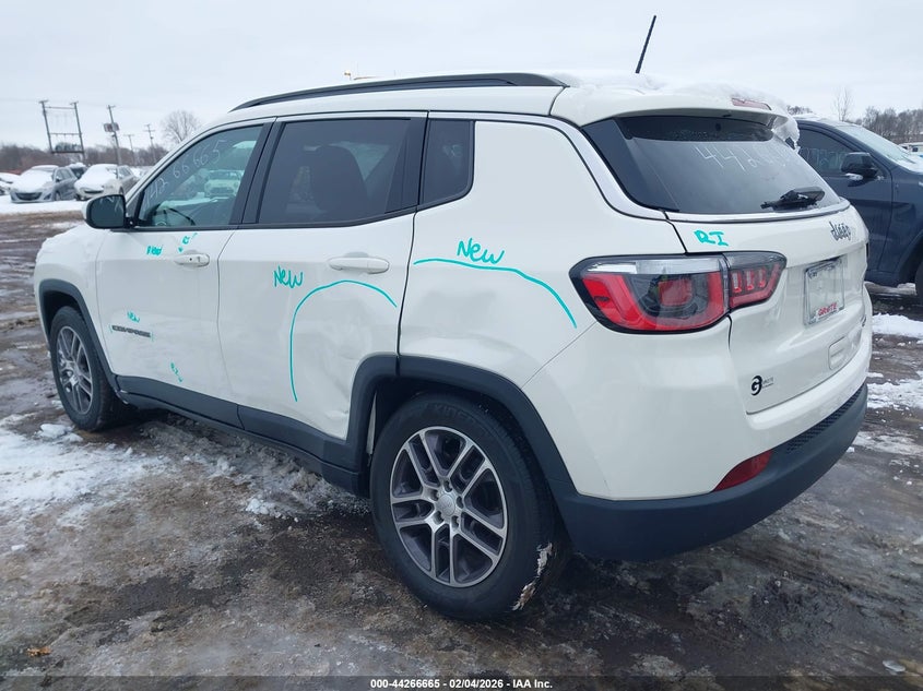 Vin: 3c4njcbb3lt154809, lot: 44762942, jeep compass sun and wheel fwd 20203