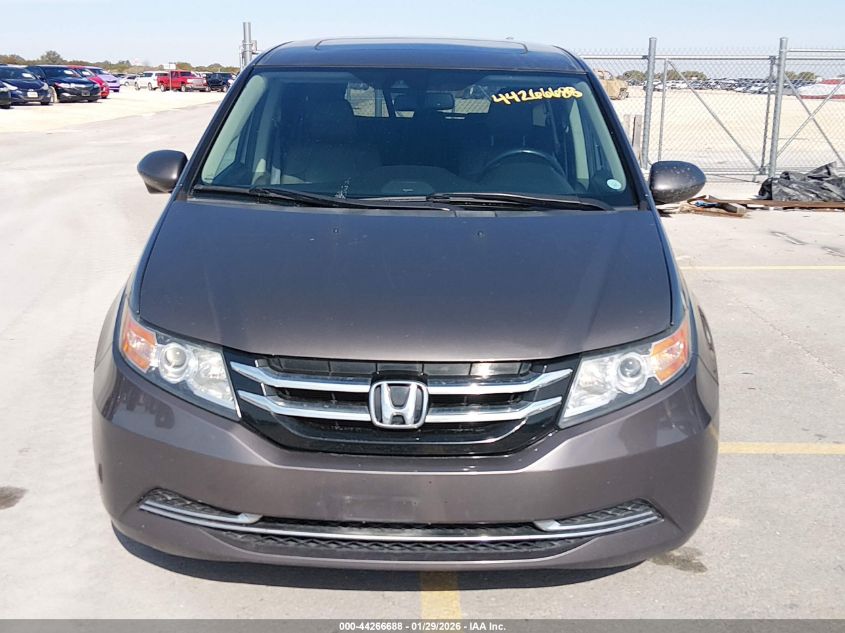 2016 Honda Odyssey Ex-L VIN: 5FNRL5H61GB153681 Lot: 44266688