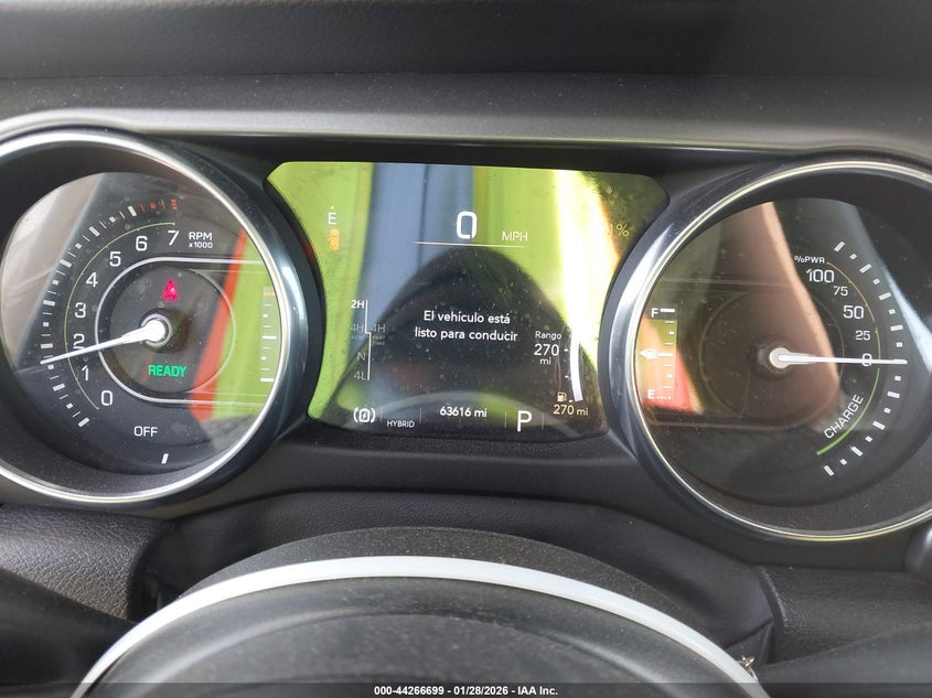 2023 Jeep Wrangler 4Xe 4X4 VIN: 1C4JJXN62PW629113 Lot: 44266699