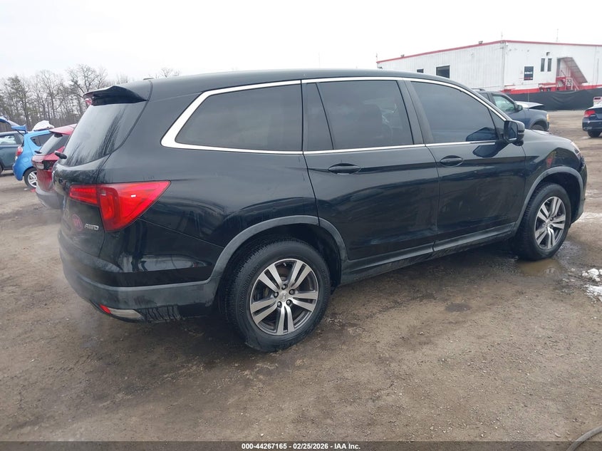 Vin: 5fnyf6h56gb041782, lot: 44763442, honda pilot ex-l 20164