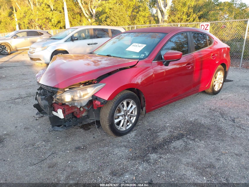 Vin: jm1bm1v79e1215242, lot: 44763704, mazda mazda3 i touring 20142