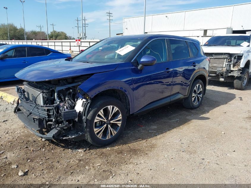 2023 Nissan Rogue Sv Fwd VIN: 5N1BT3BA4PC887212 Lot: 44267545