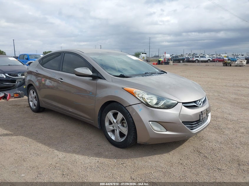 5NPDH4AE8DH294459 2013 Hyundai Elantra Gls auction photo 1