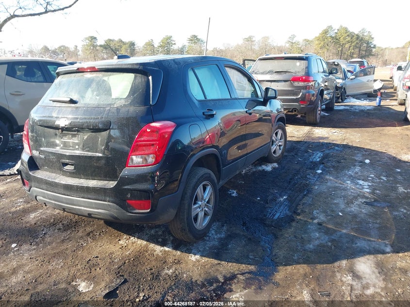 2017 Chevrolet Trax 1.4 Ls black Lot 111044268187 Vin 3GNCJNSB6HL206726