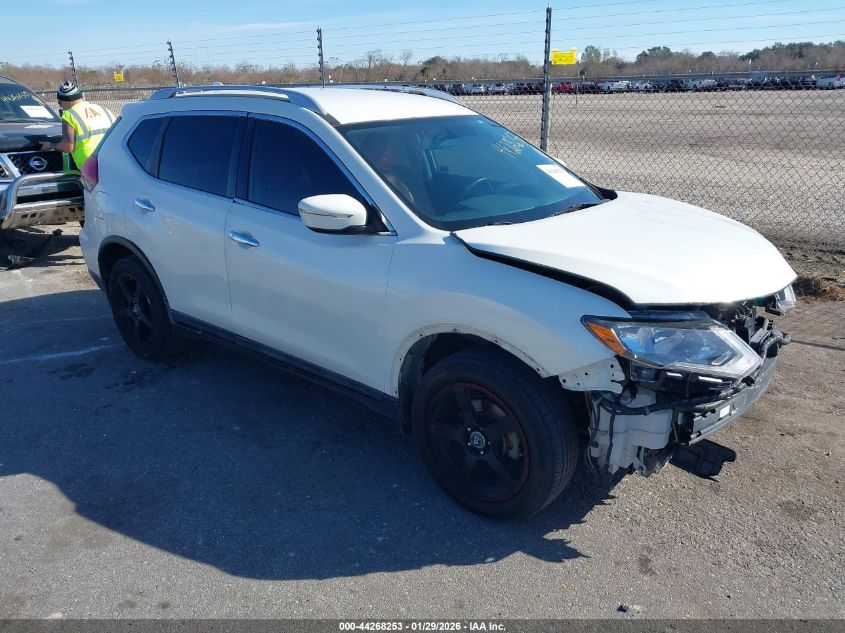2017 Nissan Rogue Sv VIN: JN8AT2MT5HW390439 Lot: 44268253