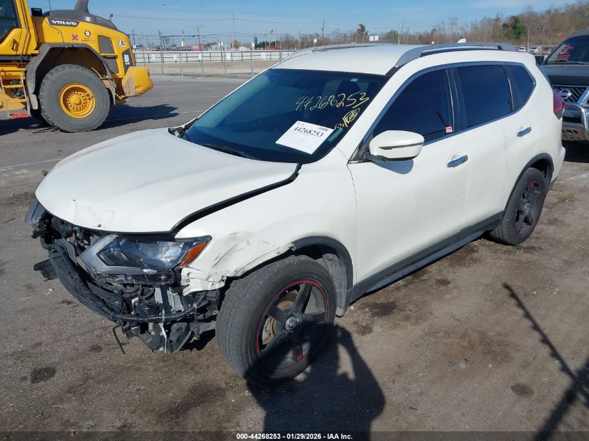 2017 Nissan Rogue Sv VIN: JN8AT2MT5HW390439 Lot: 44268253