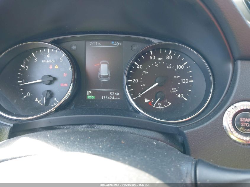 2017 Nissan Rogue Sv VIN: JN8AT2MT5HW390439 Lot: 44268253