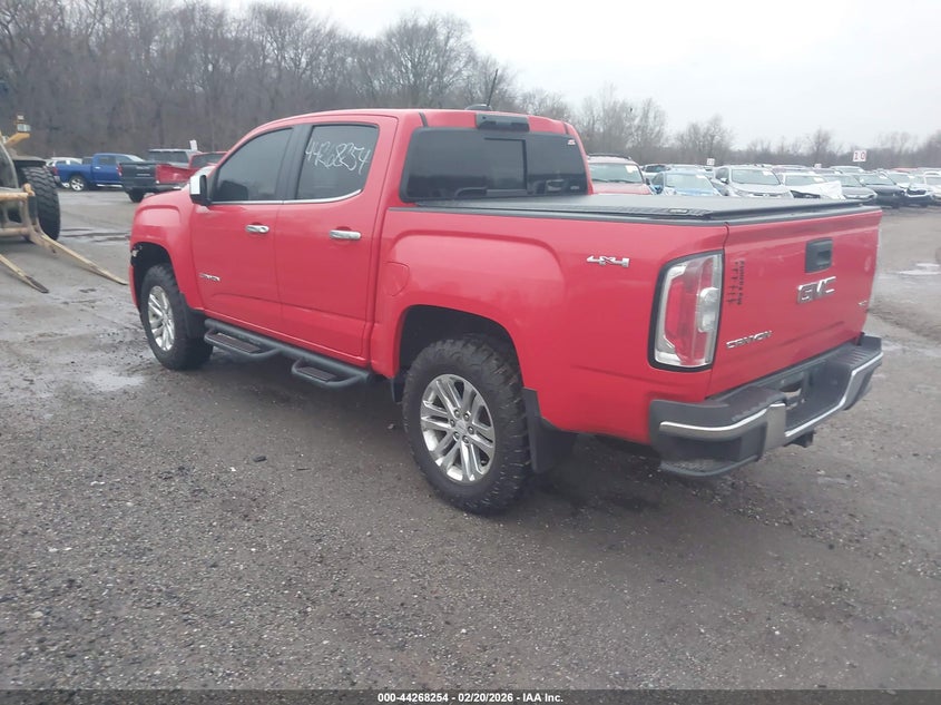 Vin: 1gtg6ce3xf1183072, lot: 44764531, gmc canyon slt 20153