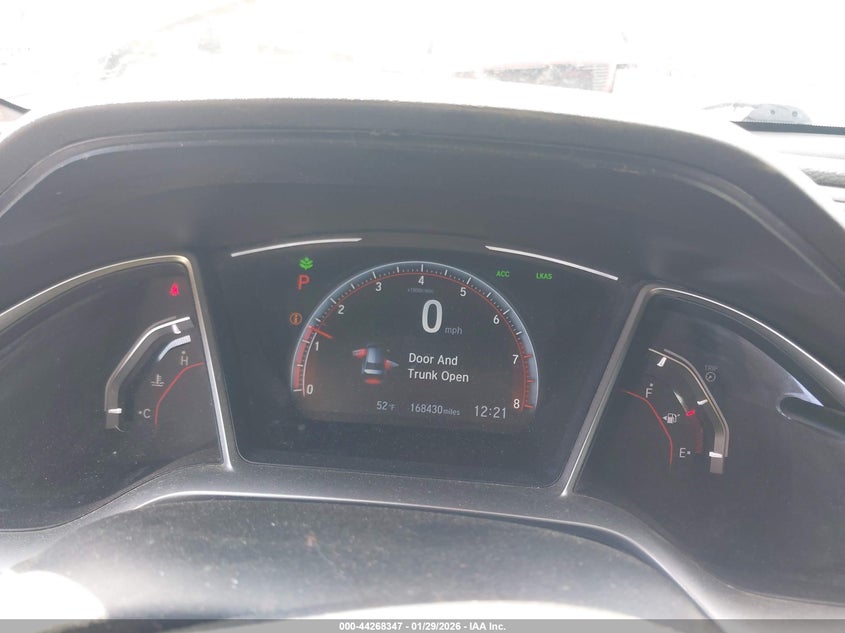 2019 Honda Civic 2.0 Sport grey Lot 111044268347 Vin 19XFC2F86KE007104