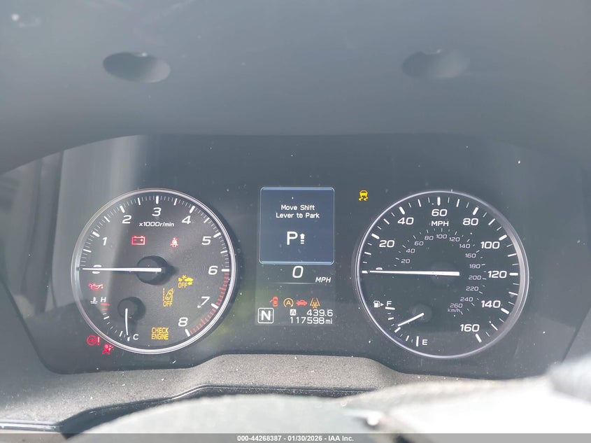 2020 Subaru Outback Premium VIN: 4S4BTACC1L3232701 Lot: 44268387