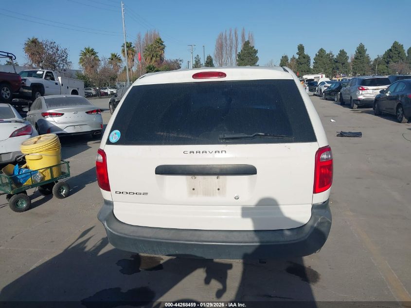 2007 DODGE CARAVAN SE