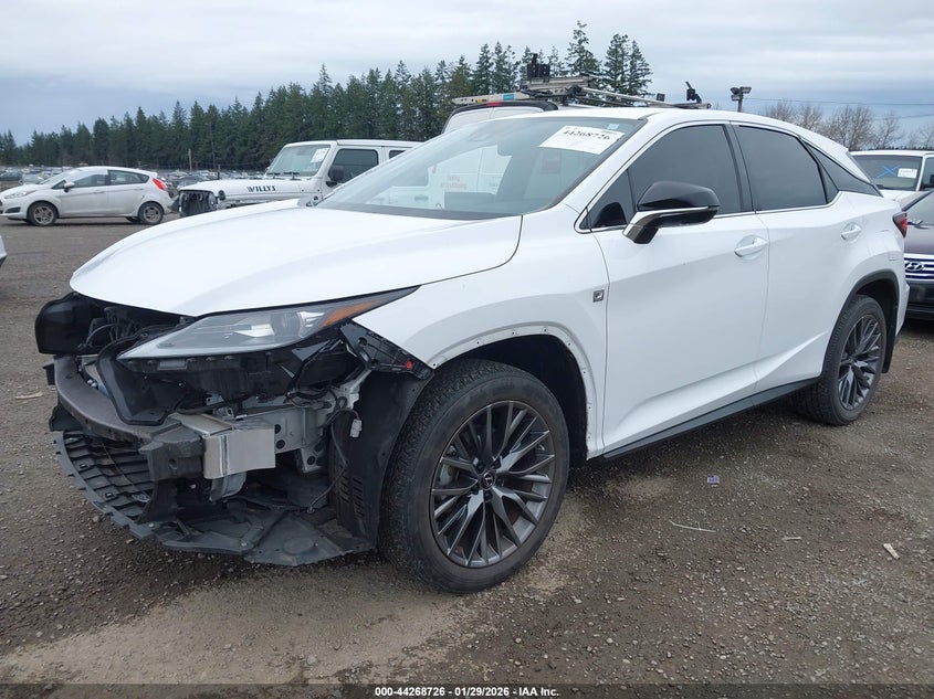 VIN 2T2SZMDA8LC215267 2020 LEXUS RX 350 F SPORT