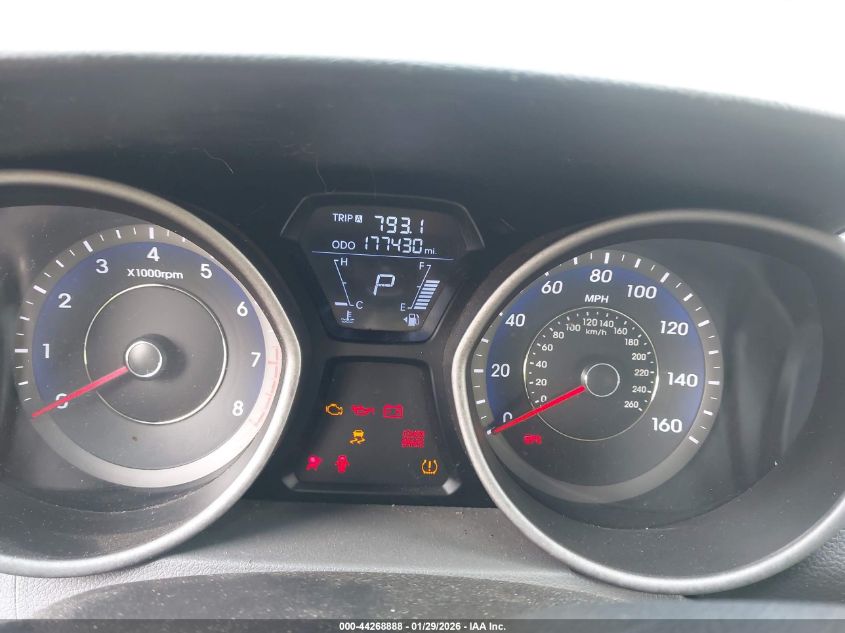 2013 Hyundai Elantra Gls VIN: KMHDH4AEXDU681337 Lot: 44268888