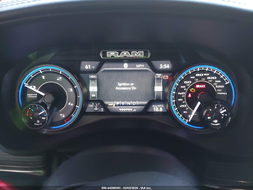 2021 Ram 1500 Limited 4X4 5'7 Box VIN: 1C6SRFHM4MN809767 Lot: 44269393