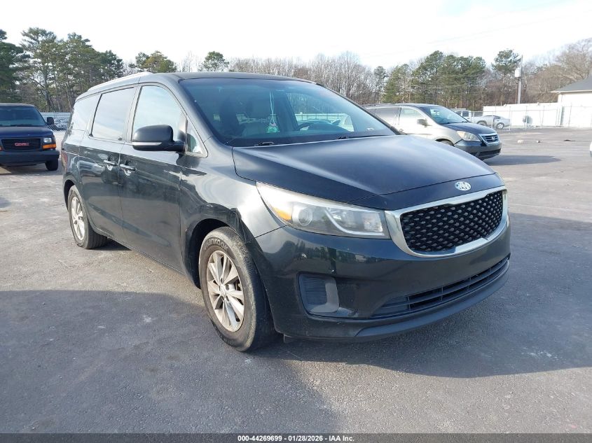 2018 Kia Sedona Lx