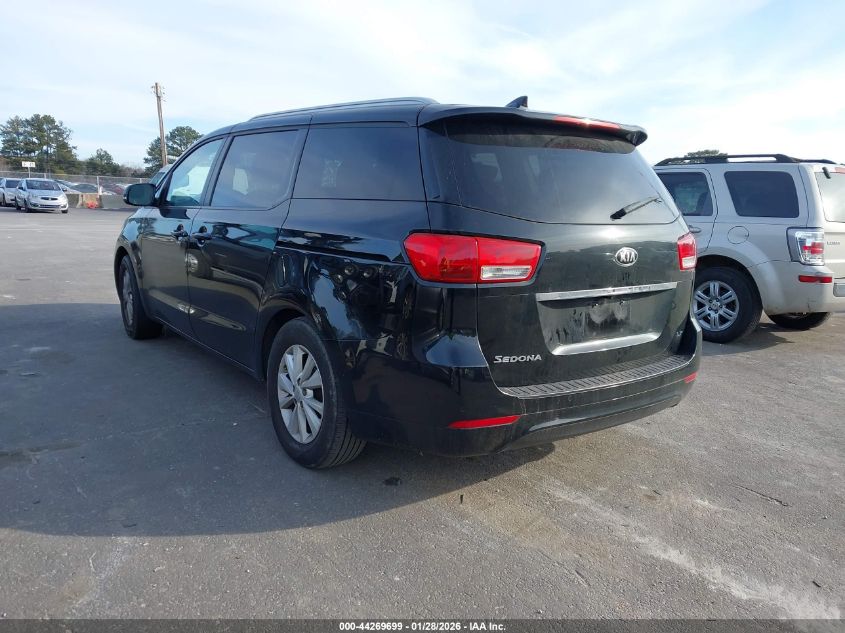 2018 Kia Sedona Lx