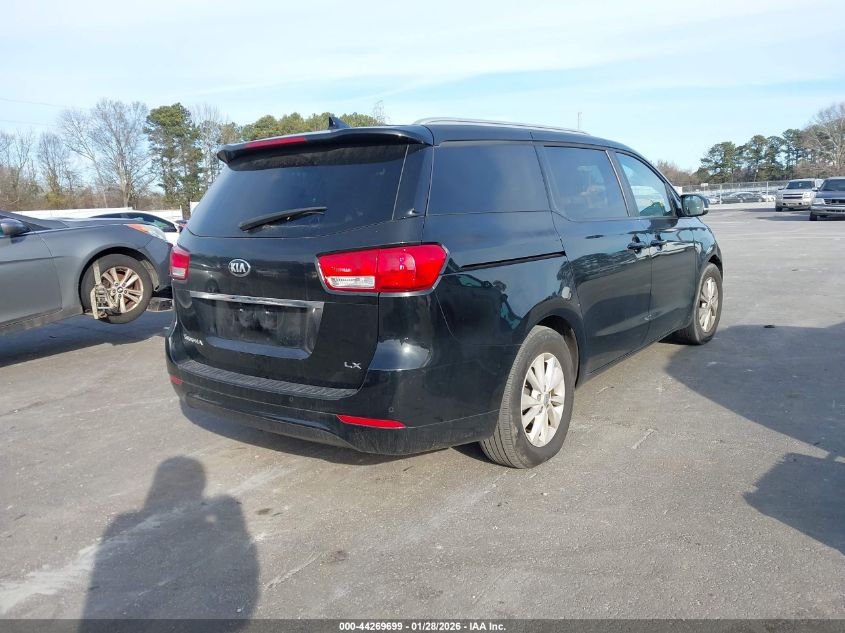 2018 Kia Sedona Lx