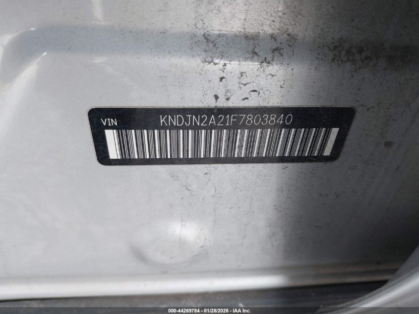 2015 Kia Soul VIN: KNDJN2A21F7803840 Lot: 44269784