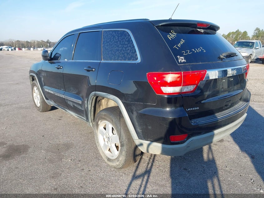 Vin: 1c4rjeag5cc223103, lot: 44766115, jeep grand cherokee laredo 20123