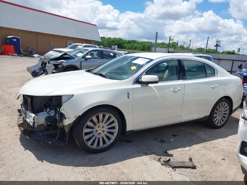 2013 Lincoln Mks VIN: 1LNHL9DK5DG603240 Lot: 44270077