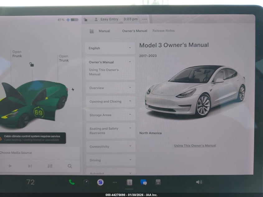 VIN 5YJ3E1EB2KF493425 2019 TESLA MODEL 3 LONG RANGE/PERFORMANCE