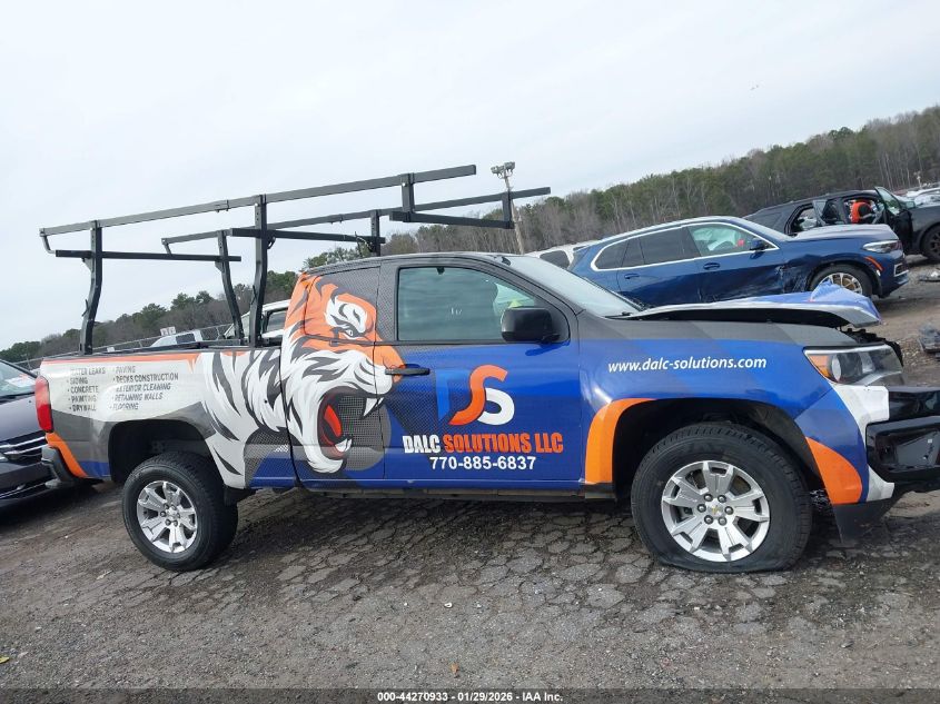 2022 Chevrolet Colorado 2Wd Long Box Lt VIN: 1GCHSCEA1N1268055 Lot: 44270933