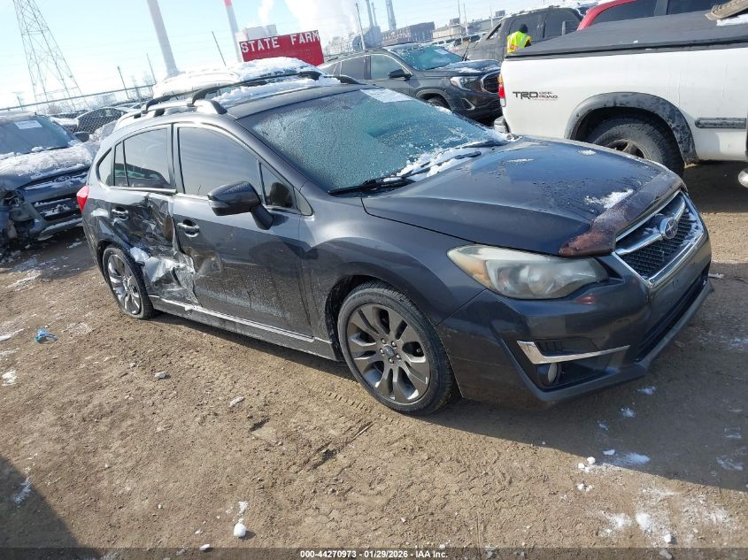 2015 Subaru Impreza 2.0I Sport Limited