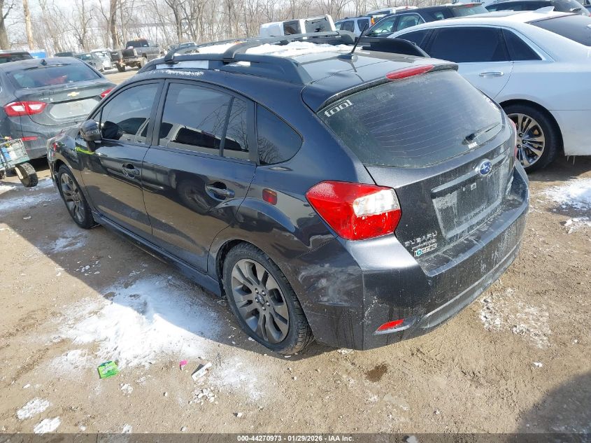 2015 Subaru Impreza 2.0I Sport Limited