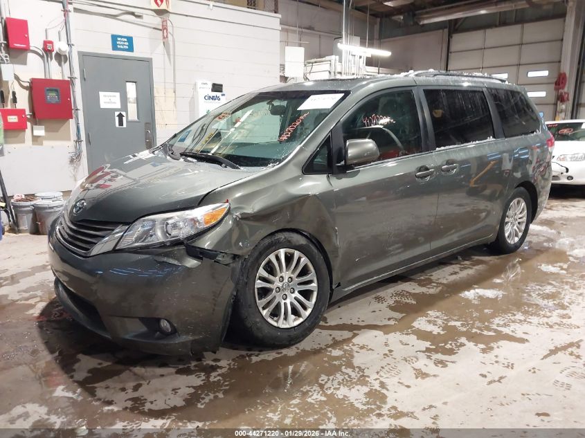 2014 Toyota Sienna Xle V6 8 Passenger
