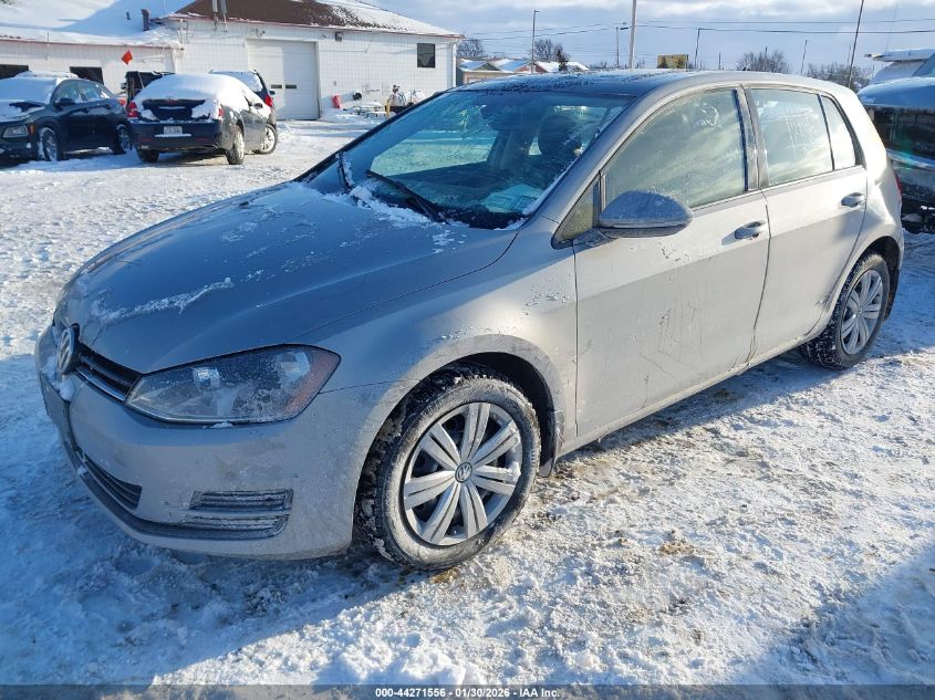 2017 Volkswagen Golf Tsi S 4-Door/Tsi Se 4-Door/Tsi Sel 4-Door/Tsi Wolfsburg Edition 4-Door