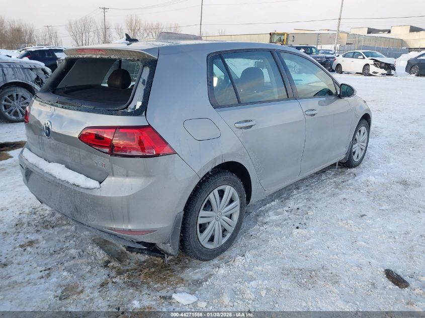 2017 Volkswagen Golf Tsi S 4-Door/Tsi Se 4-Door/Tsi Sel 4-Door/Tsi Wolfsburg Edition 4-Door