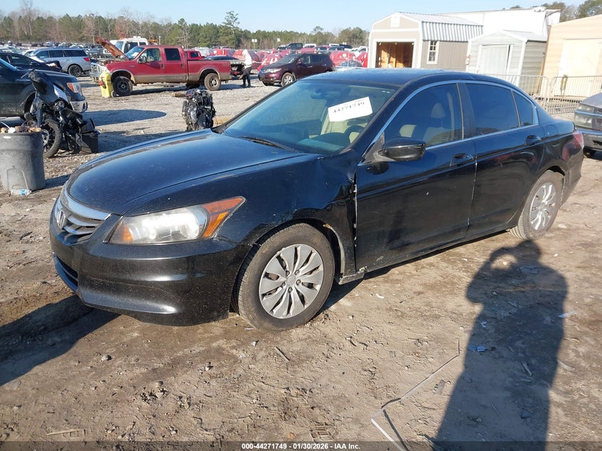 2012 HONDA ACCORD SEDAN 2.4L I-4 DOHC, VVT, 177HP