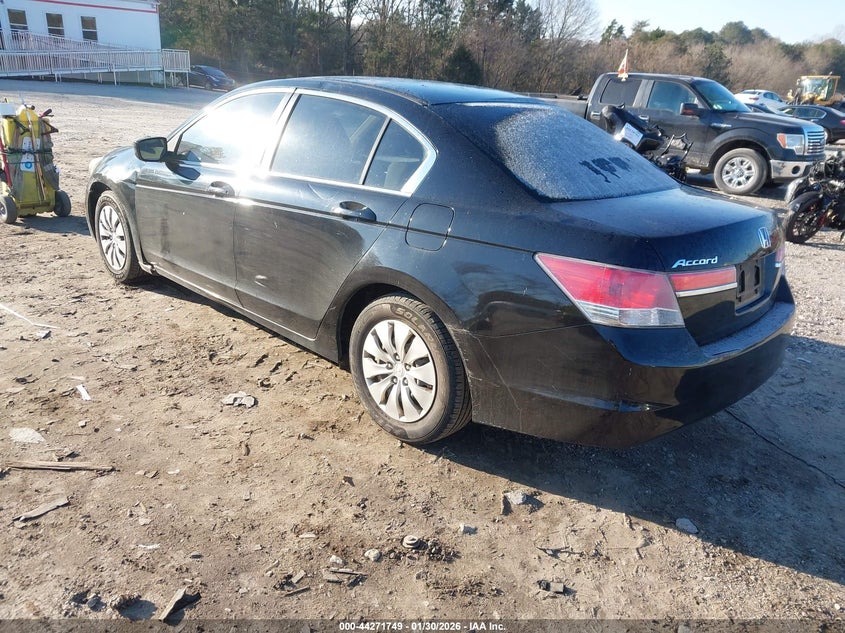 2012 HONDA ACCORD SEDAN 2.4L I-4 DOHC, VVT, 177HP