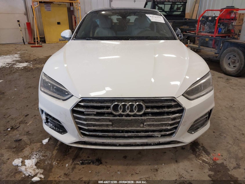 2019 Audi A5 2.0 45 Premium white Lot 111044272239 Vin WAUANCF55KA059517