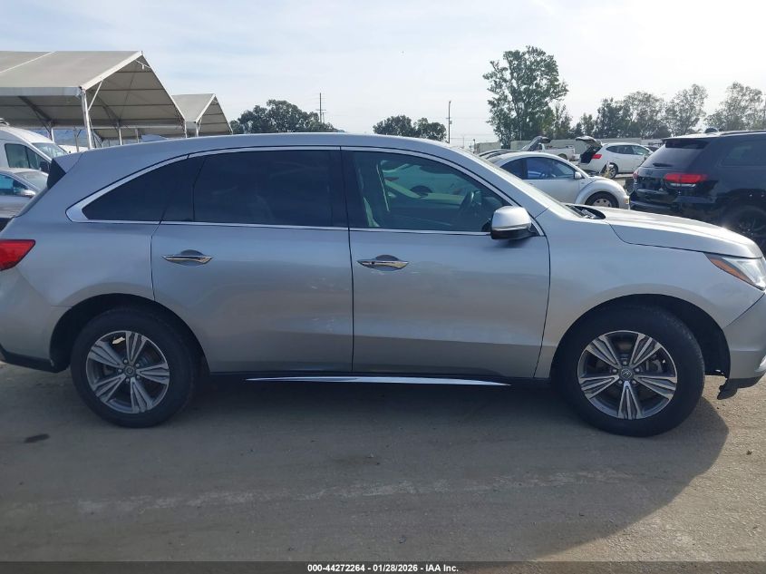 2019 Acura Mdx Standard VIN: 5J8YD4H39KL035703 Lot: 44272264